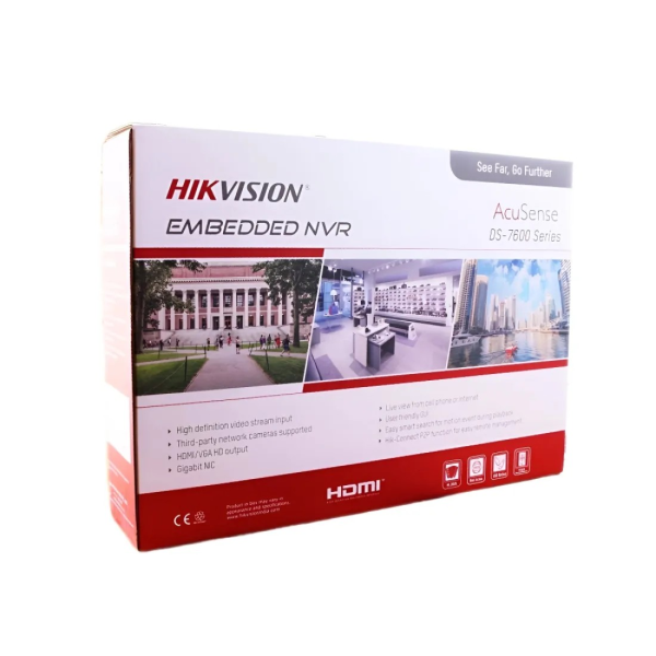 Hikvision 8ch 1 SATA AcuSense H.265+ 4K NVR (DS-7608NXI-K1)